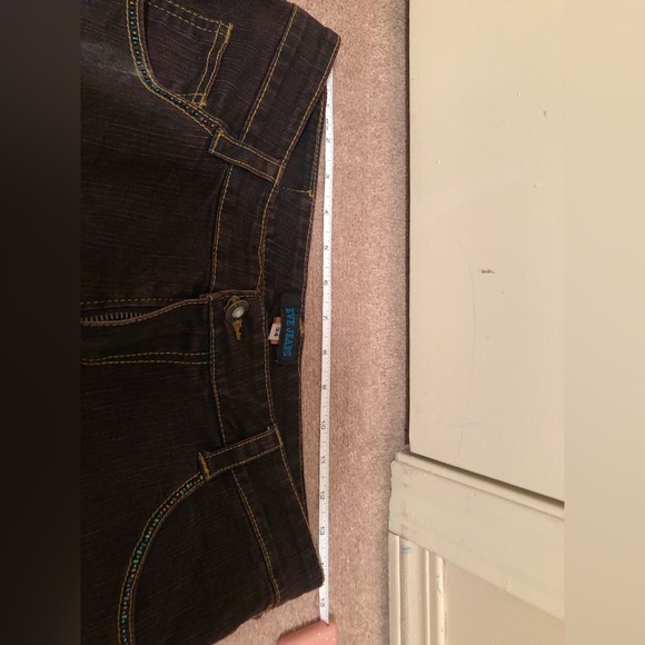 Hand painted beaded Flared Jeans - Picture 12 of 12